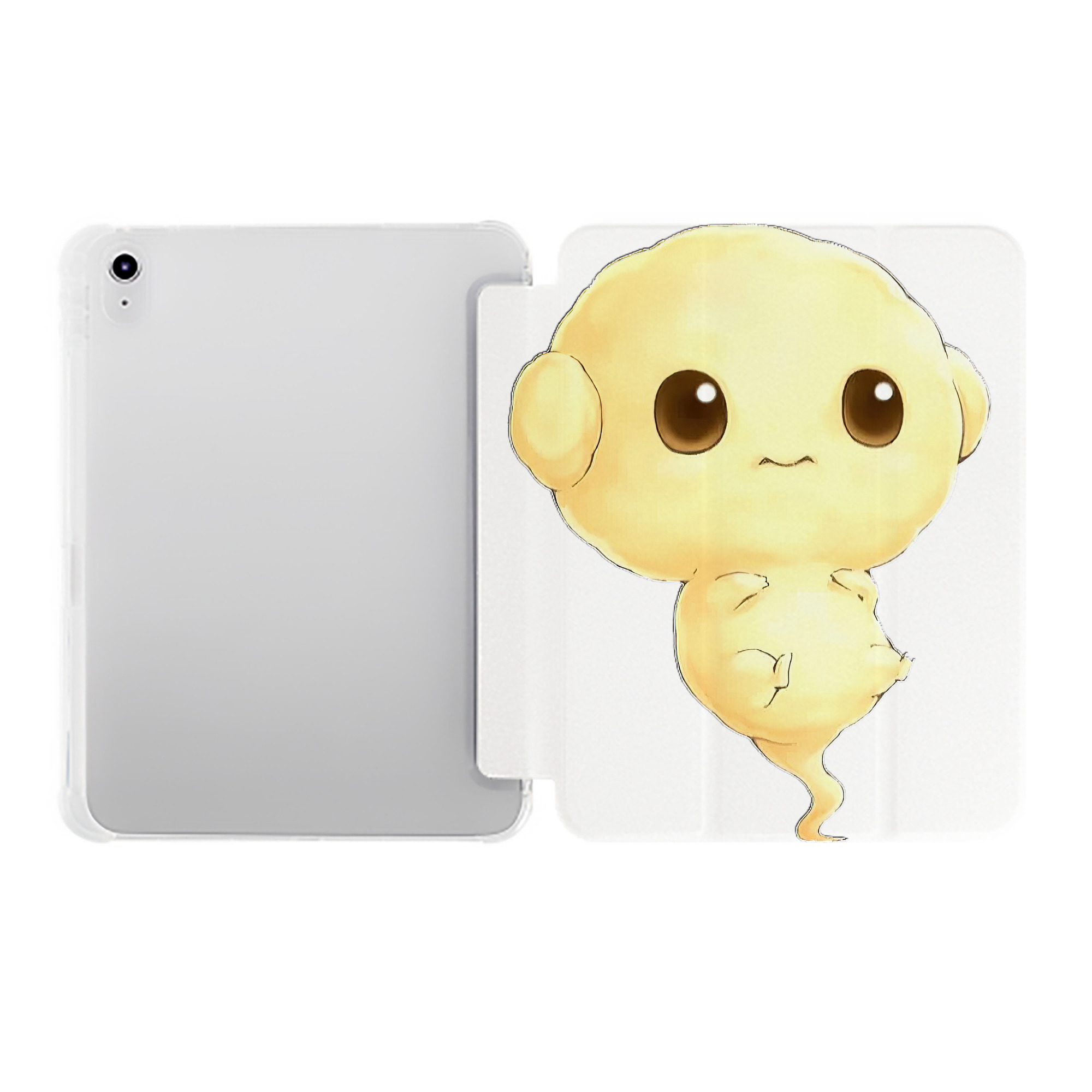 （画像用） 遊☆戯☆王 Yu-Gi-Oh! IPad ケース ペン収納付き 三つ折りスタンド PUレザー×シリコン 対応機種9.5/10.5/10.9インチ